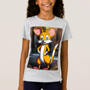 Camiseta Tails Reimaginado como una Rata – Concepto de Arte