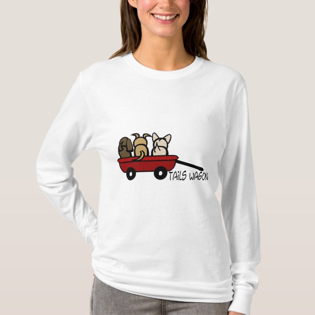 Camiseta Tails Wagon (Anverso)