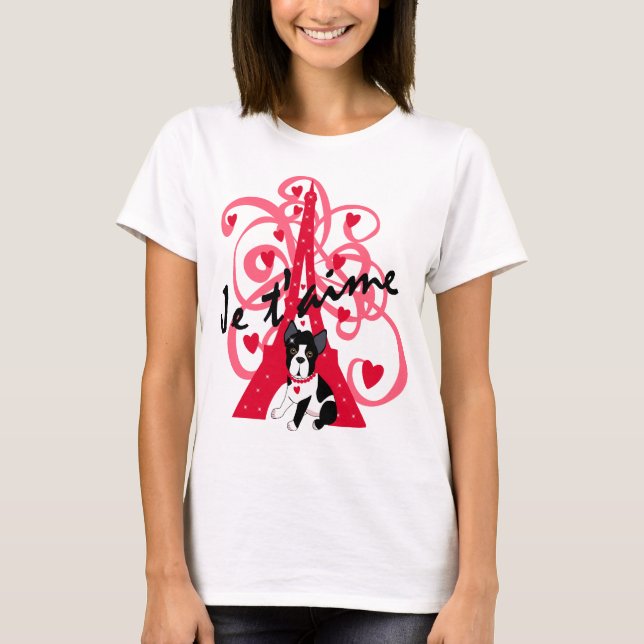 Camiseta T'aime de Je (Anverso)