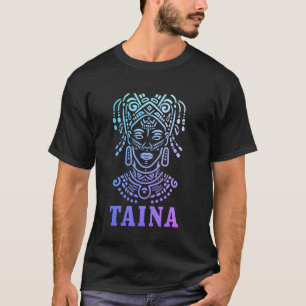 Camiseta Taina Boricua Boriken, mujer taína