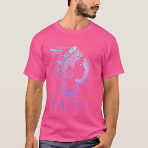 Camiseta Taina Boricua Boriken, mujer taína