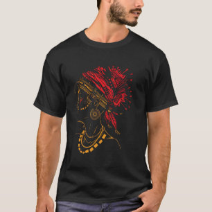 Camiseta Taina Boricua Boriken, mujer taína, auto puertorri
