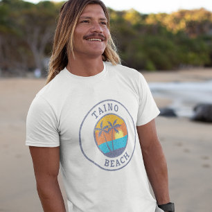 Camiseta Taino Beach, Bahamas Faded Classic Style