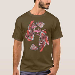 Camiseta Taisho Sanke Koi Fish Japanese Culture Sakura Koi 