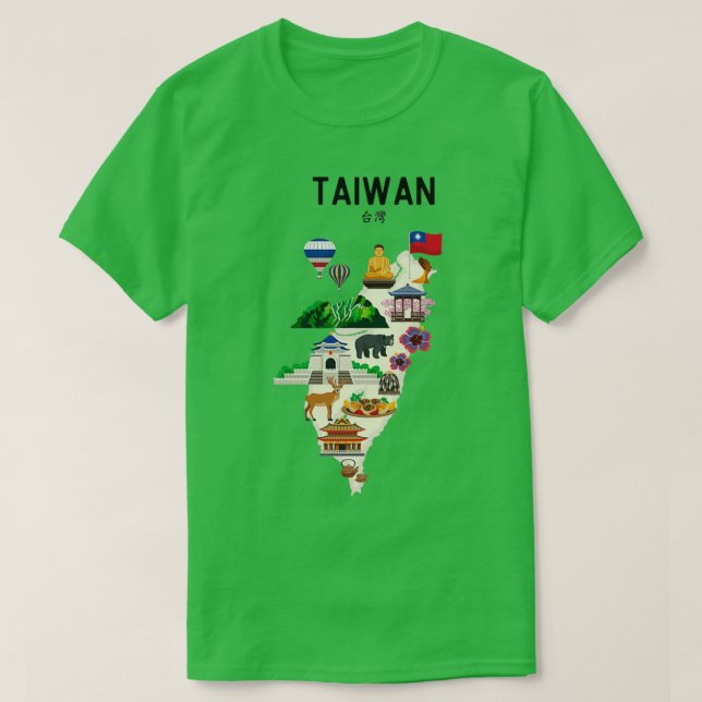 Camiseta Taiwán (Diseño del anverso)