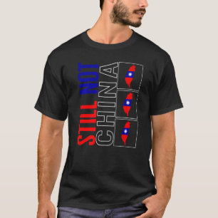 Camiseta Taiwán aún no es China Mapa de bandera apoya Ta ch