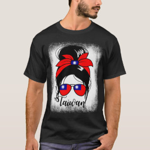 Camiseta Taiwán desordenado y libre a las mujeres taiwanesa