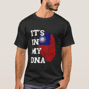 Camiseta Taiwán Está En Mi ADN Orgullo Taiwanés Raíces Taiw