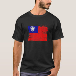 Camiseta Taiwan Flag Pride Friendship Orgullosa Paz Vintage