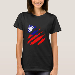 Camiseta Taiwan Garra Orgullo Taiwanes Raíces Taiwanesas Ta