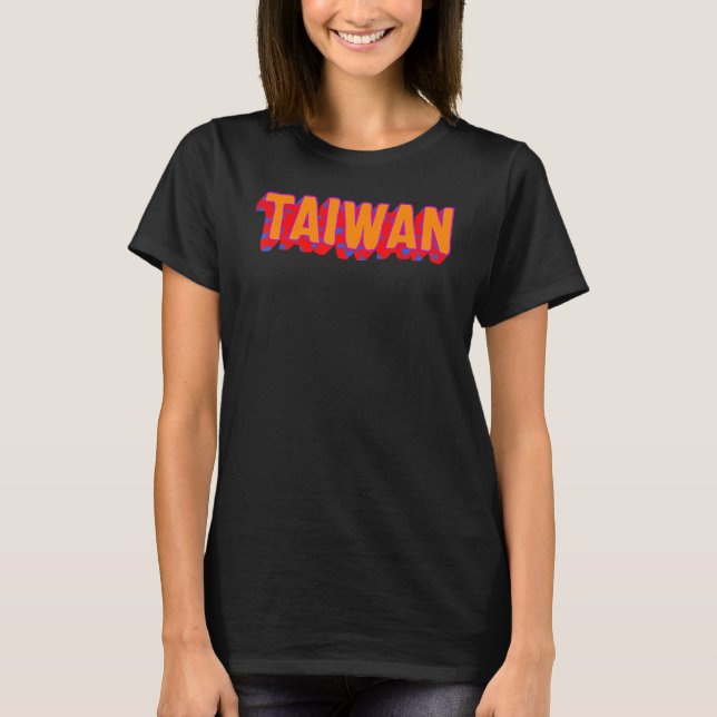 Camiseta Taiwán Hermosa Formosa País taiwanés chino (Anverso)