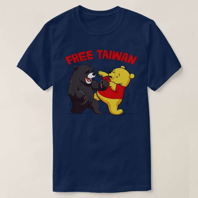 Camiseta Taiwán libre (Diseño del anverso)