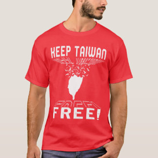 Camiseta Taiwán Mantenga Taiwán Pájaros Volando Libres Ver 