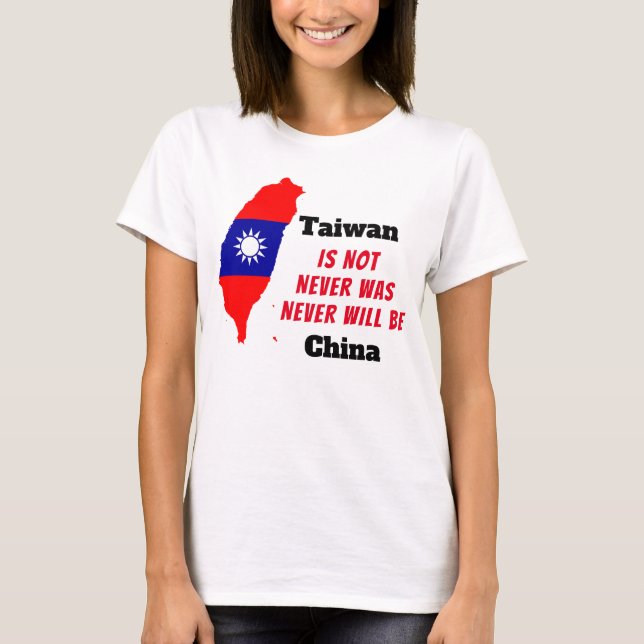 Camiseta Taiwán NO es China (Anverso)