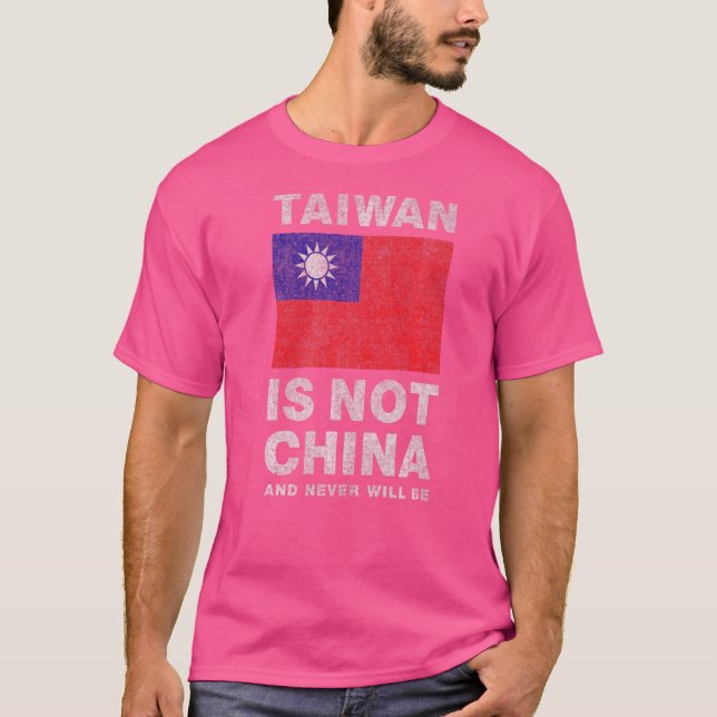 Camiseta Taiwán no es China un arma china anti Xi Jinping (Anverso)