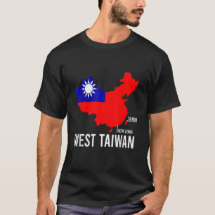 Camiseta Taiwán Occidental Taiwán Oeste Taiwán