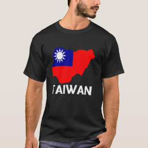 Camiseta Taiwan: Raíces taiwanesas Bandera taiwanesa Mapa t