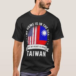 Camiseta Taiwanese American Patriot Grown Proud Home USA Fl