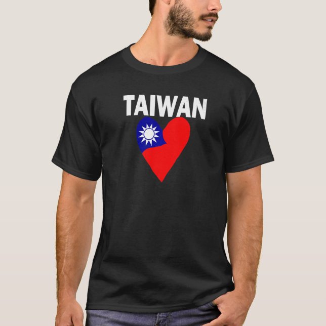 Camiseta Taiwaneses Taipei, un Taipéi De Bandera De Taiwán  (Anverso)