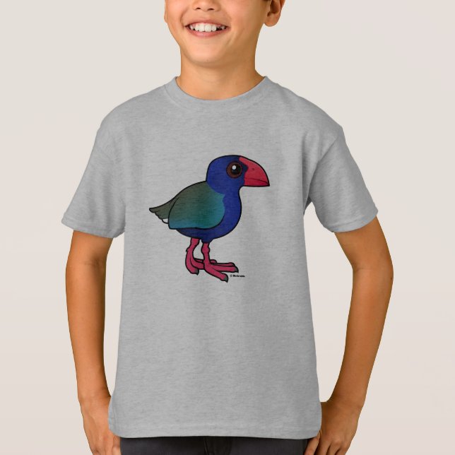 Camiseta Takahe, isla Birdorable del sur (Anverso)