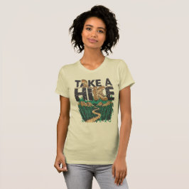 Camiseta Take a Hike – Funny Hiking Quote with Boot