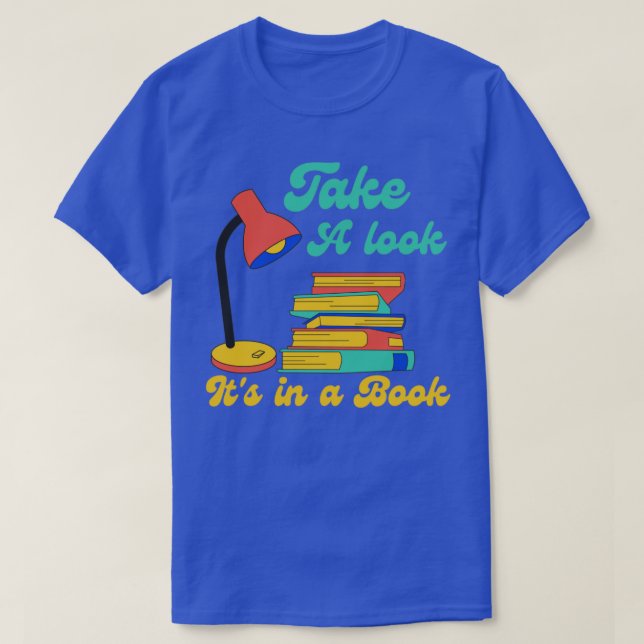 Camiseta Take a look its in a book2 (Diseño del anverso)