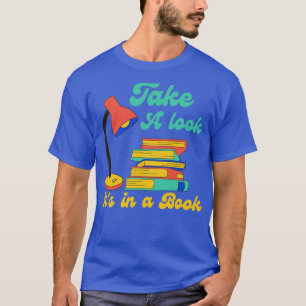Camiseta Take a look its in a book2