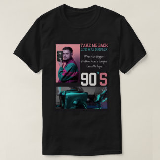 Camiseta Take Me Back to the 90s T-Shirt – Retro Nostalgia