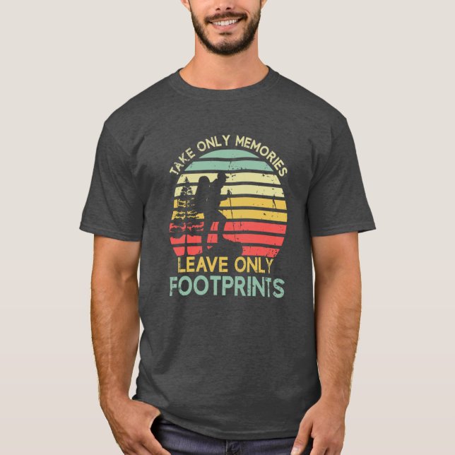 Camiseta Take Only Memories Leave Only Footprints Hiking Vi (Anverso)