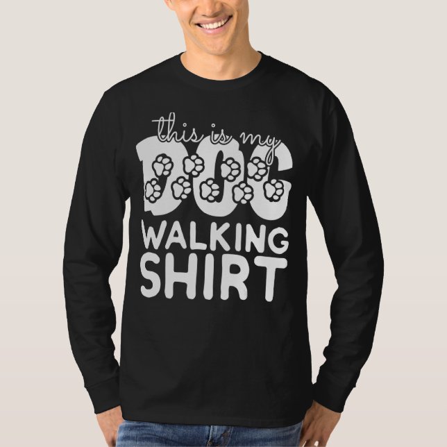 Camiseta take the dog for a walk (Anverso)