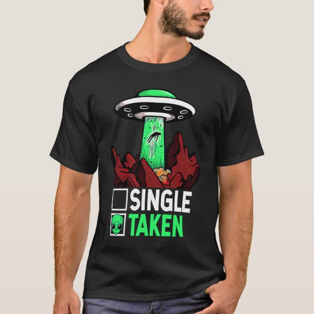 Camiseta Taken Valentine's Day Roses Date Night Aliens Spac (Anverso)