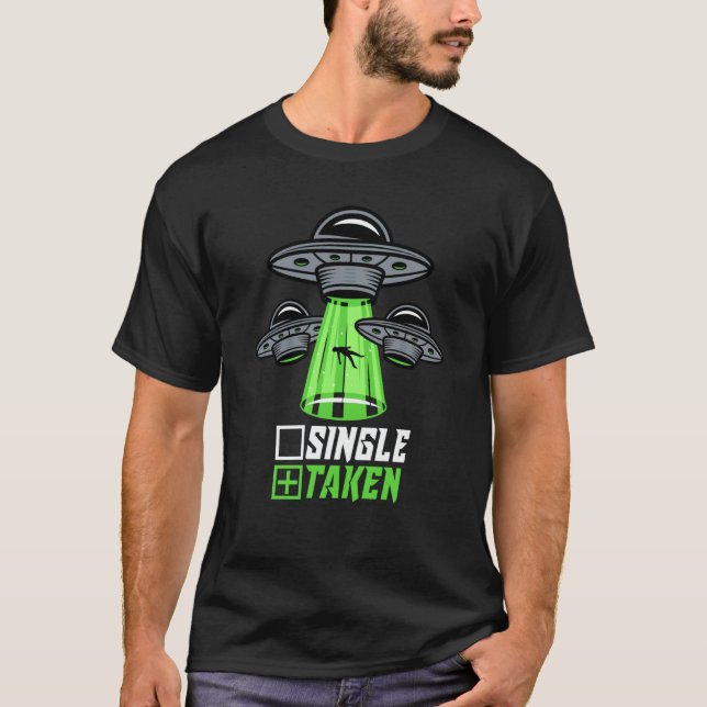 Camiseta Taken Valentine's Day Roses Date Night Aliens Spac (Anverso)