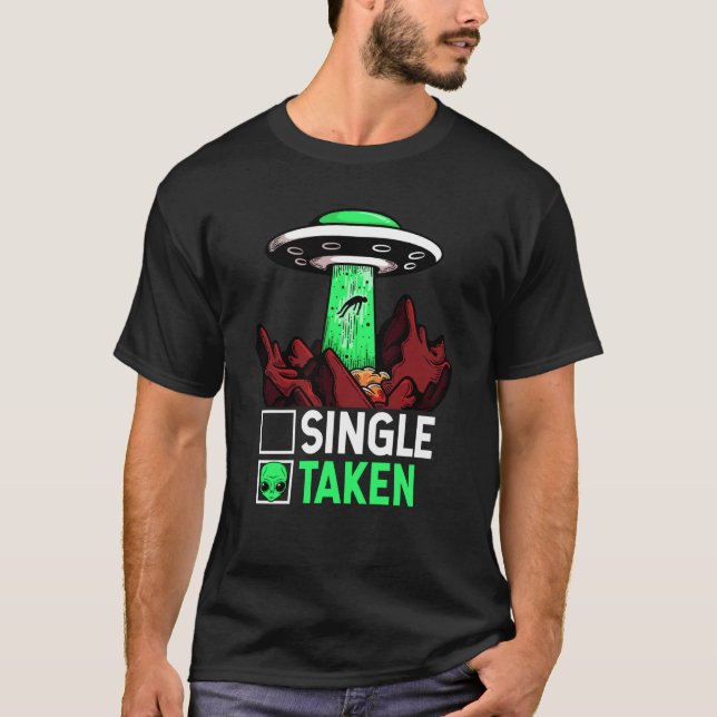 Camiseta Taken Valentine's Day Roses Date Night Aliens Spac (Anverso)
