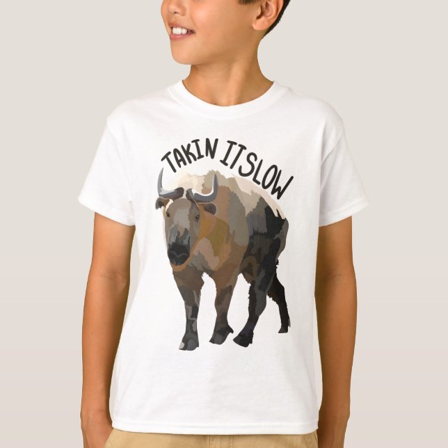 Camiseta Takin: La majestuosa Goat-Antelope de la Montaña (Anverso)