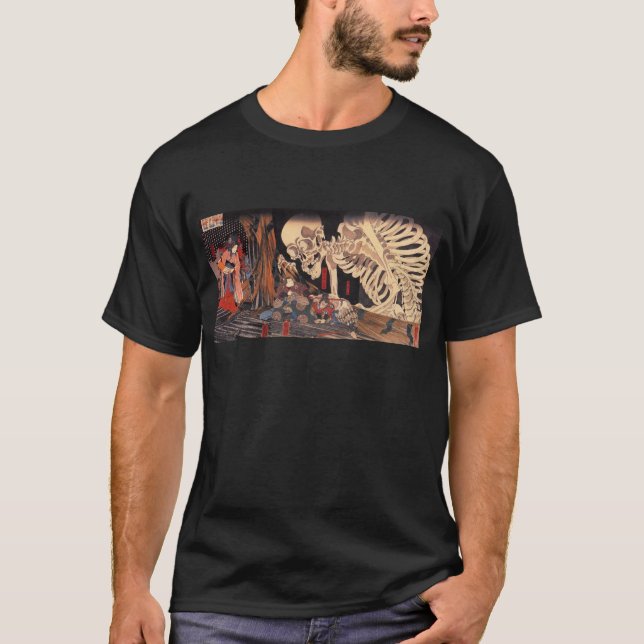 Camiseta Takiyasha la bruja y el espectro esquelético (Anverso)