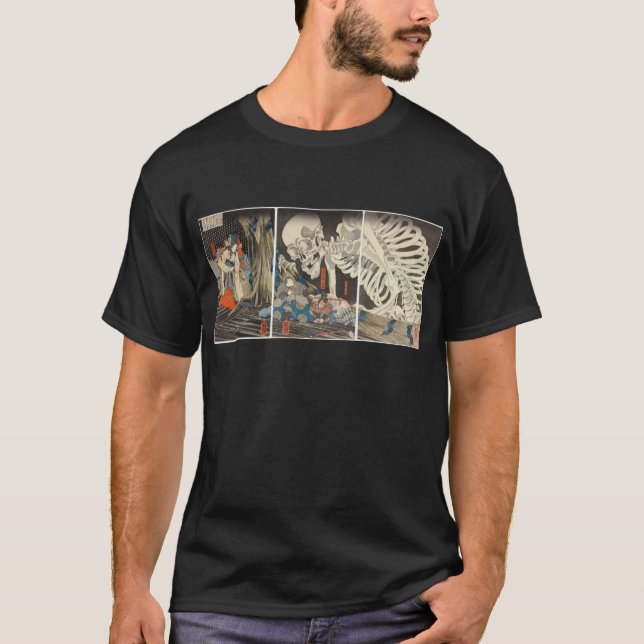 Camiseta Takiyasha la bruja y el espectro esquelético (Anverso)