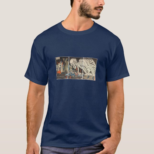 Camiseta Takiyasha la bruja y el espectro esquelético (Anverso)