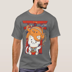 Camiseta Tako y el restaurante Neko
