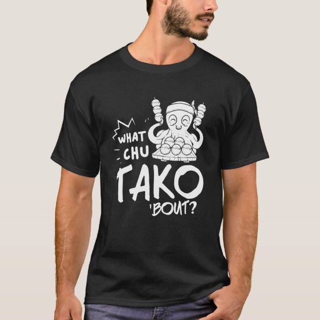 Camiseta Takoyaki Octopus balls comida japonesa (Anverso)