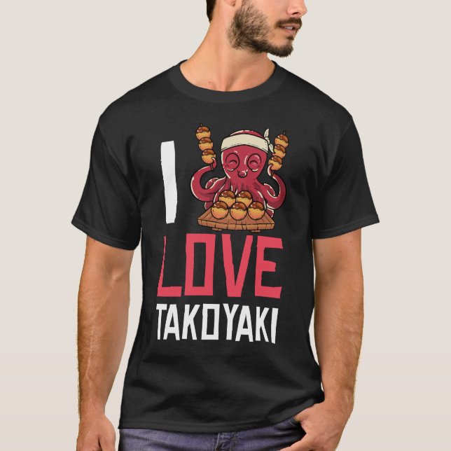 Camiseta Takoyaki Octopus Balls Gift Japanese Food (Anverso)
