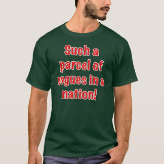 Camiseta Tal paquete de granujas en una nación