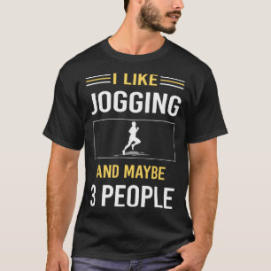Camiseta Tal Vez 3 Personas Corriendo Corredor Corredor