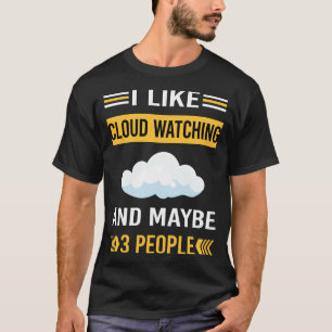 Camiseta Tal vez 3 personas miran en nubes