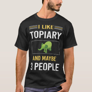 Camiseta Tal vez 3 personas Topiaria