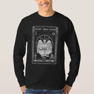Camiseta Tal Vez Hoy Satanás Versos del Tarot Satánico