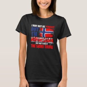 Camiseta Tal Vez No Sea Perfecto Pero Soy Noruega