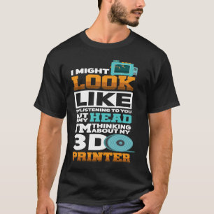 Camiseta Tal vez parezca que te estoy escuchando divertido