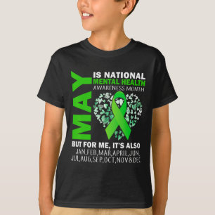 Camiseta Tal Vez Sea El Mes De Concienciación Sobre La Salu