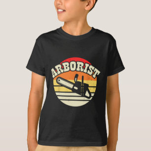 Camiseta Talador de árboles leñador escalador de árboles co
