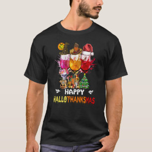 Camiseta Taladro del equipo de bebidas de Hallothanksmas Gu